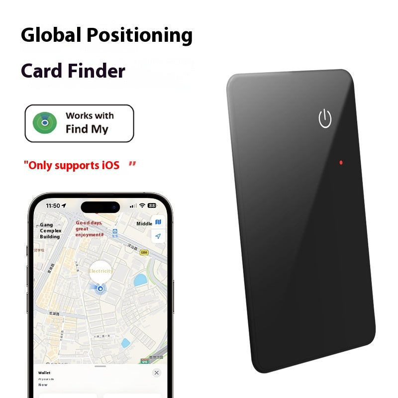 Smart Tracking Wallet Card – GPS Positioning & Anti-Lost Device
