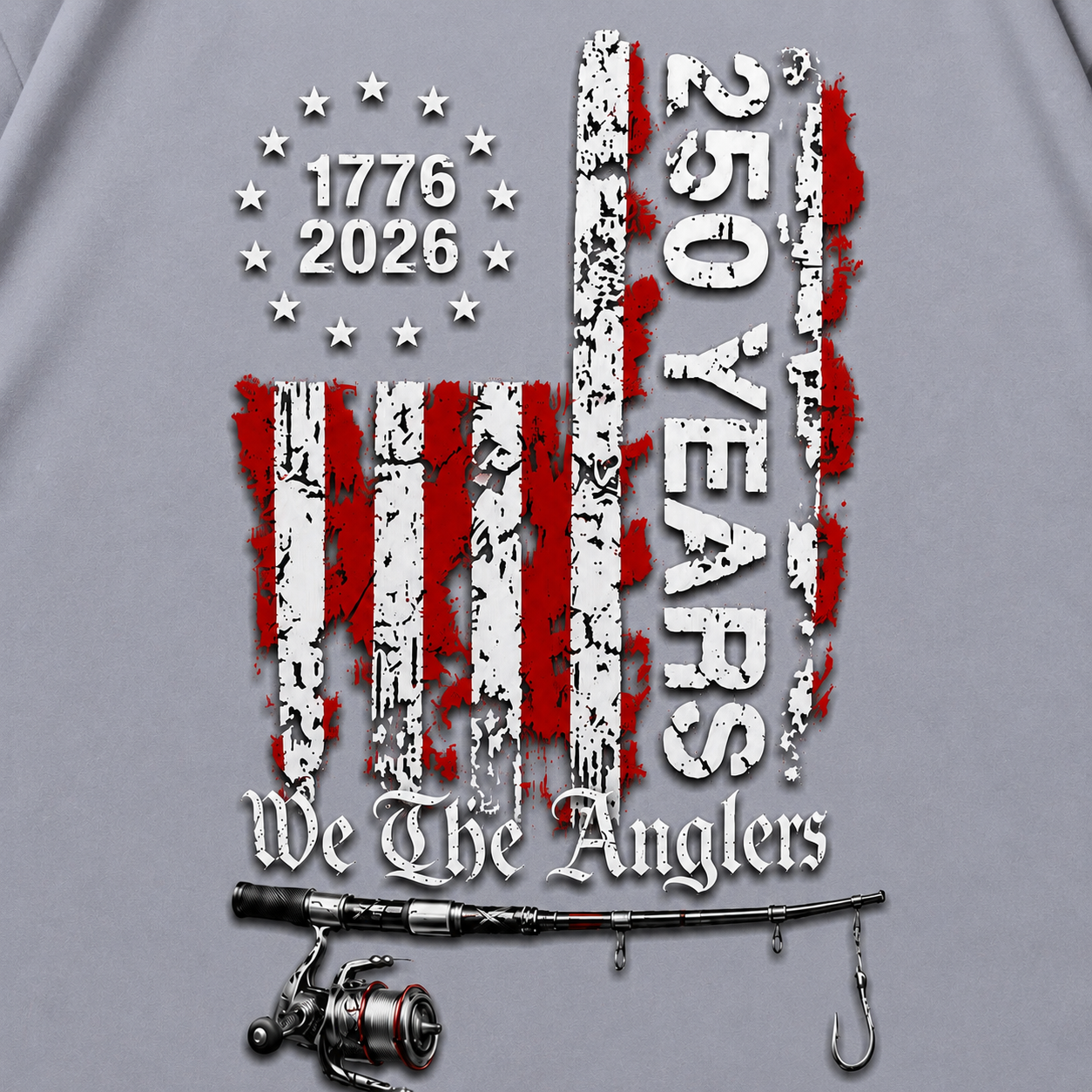 We The Anglers — America 250 Performance Shirt