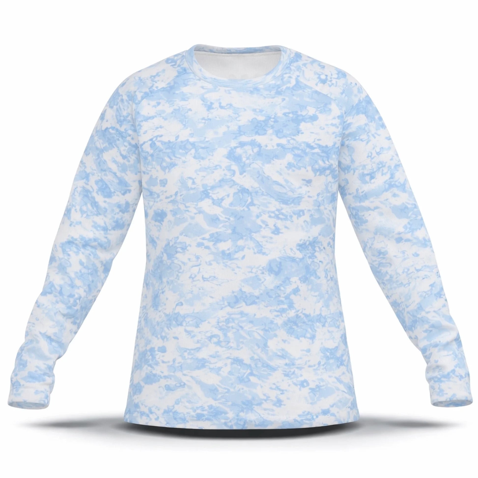 American Flag Blue Marlin Fishing Shirt – Custom Name Men's UPF 50+ Long Sleeve Sun Protection