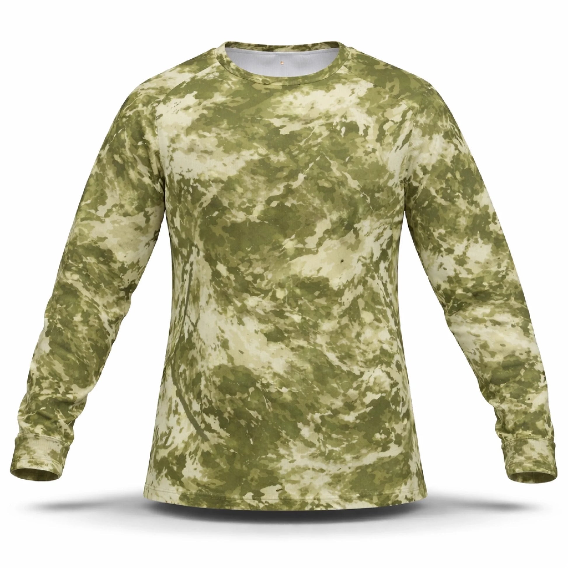 American Flag Bass Fishing Shirt – Custom Name Men's UPF 50+ Long Sleeve Camo Sun Protection front