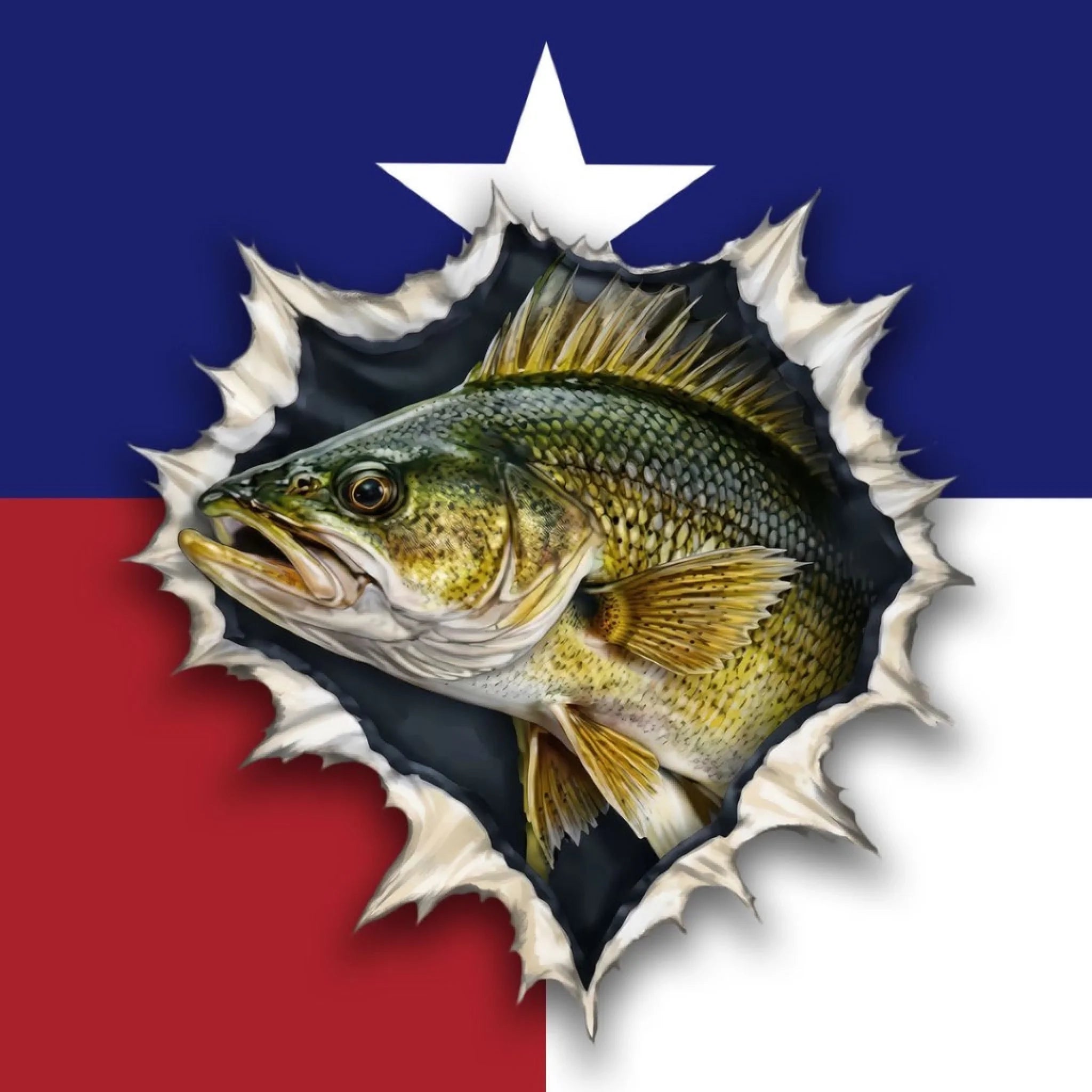 American Flag Walleye Fishing Shirt – Custom Name Men’s UPF 50+ Long Sleeve Sun Protection HL34
