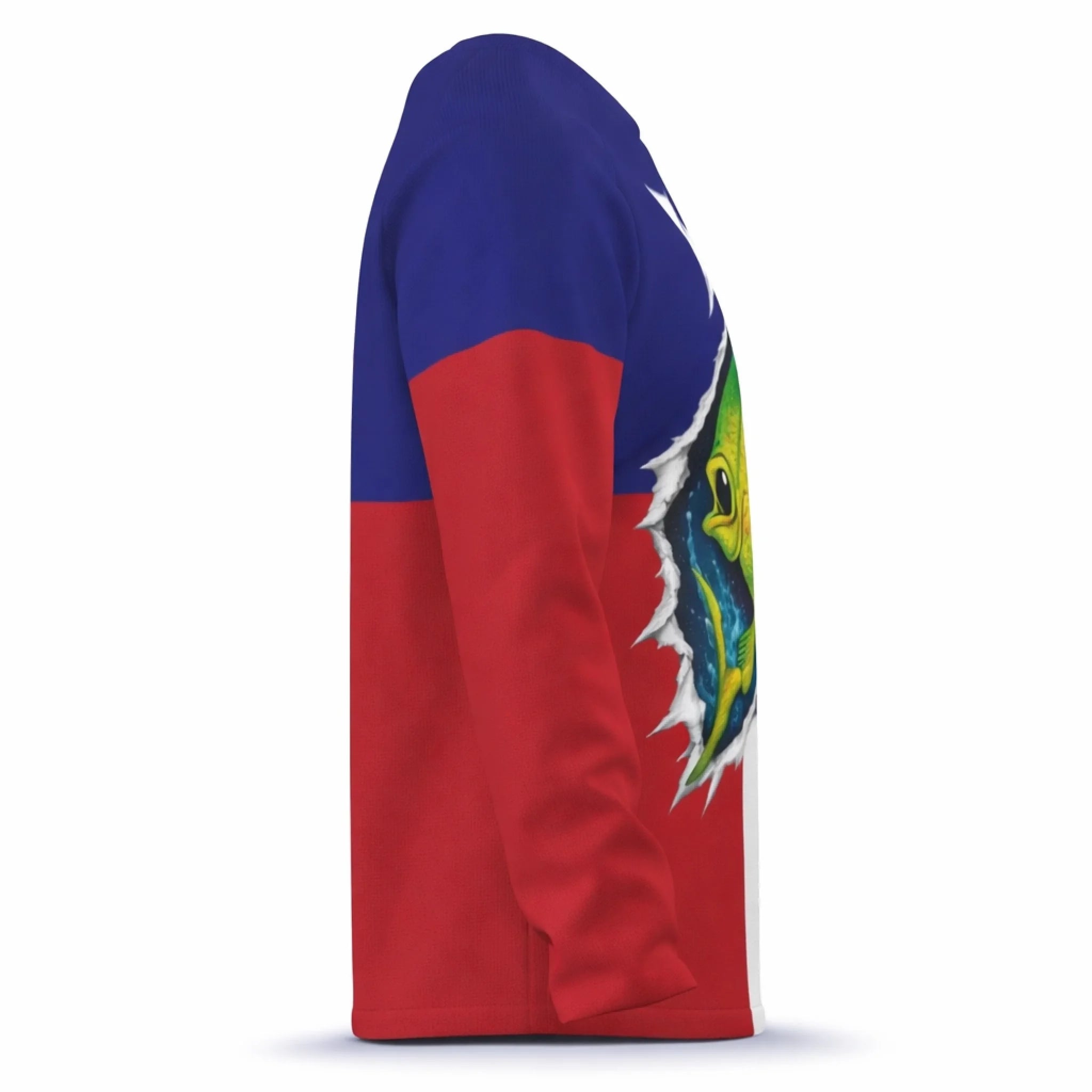 American Flag Mahi Mahi Fishing Shirt – Custom Name Men’s UPF 50+ Long Sleeve Sun Protection HL45 3