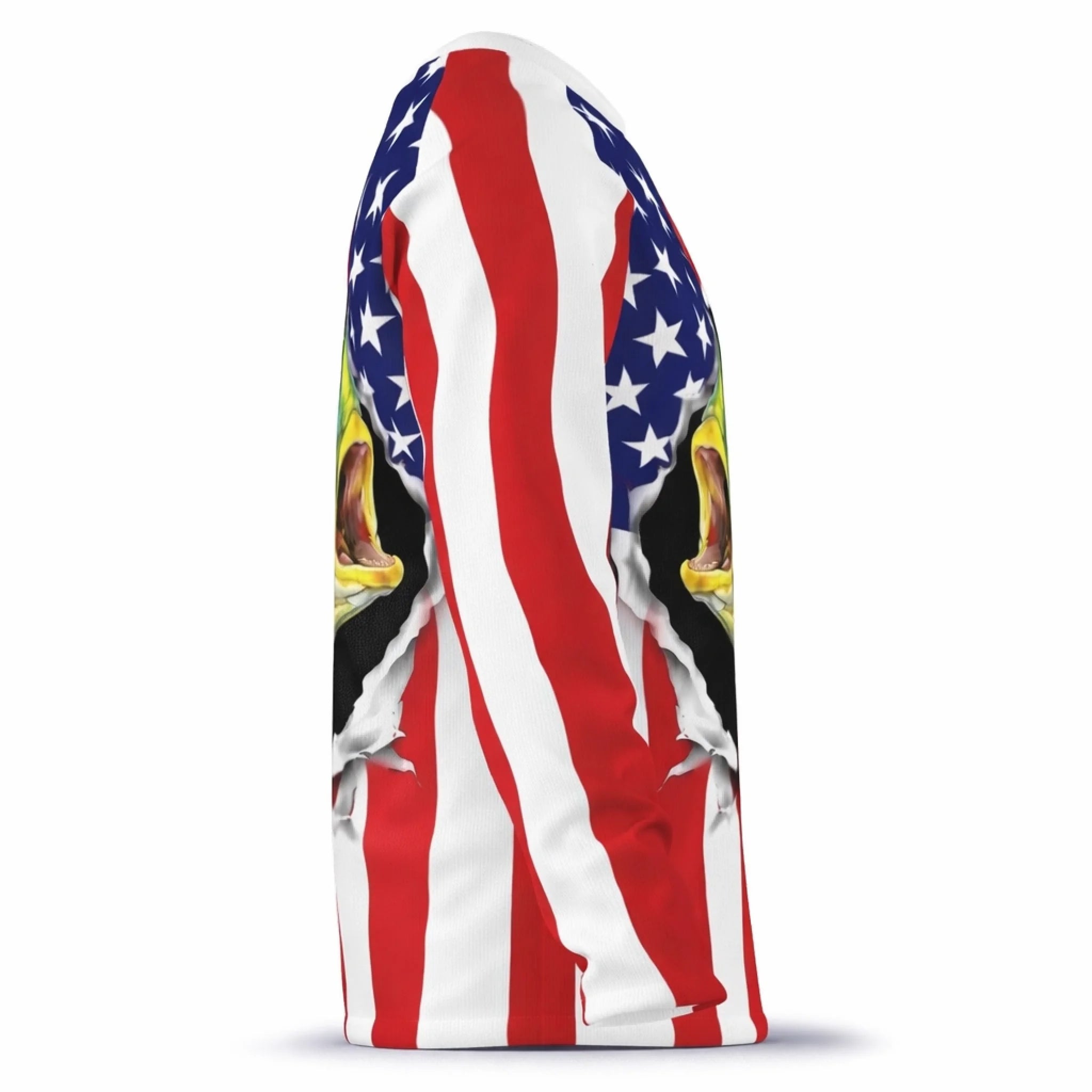 American Flag Mahi Mahi Fishing Shirt – Custom Name Men’s UPF 50+ Long Sleeve Sun Protection HL48 3