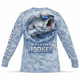 Weekend Hooker Largemouth Bass Fishing Shirt – Men's UPF 50+ Long Sleeve Sun Protection HL06 3