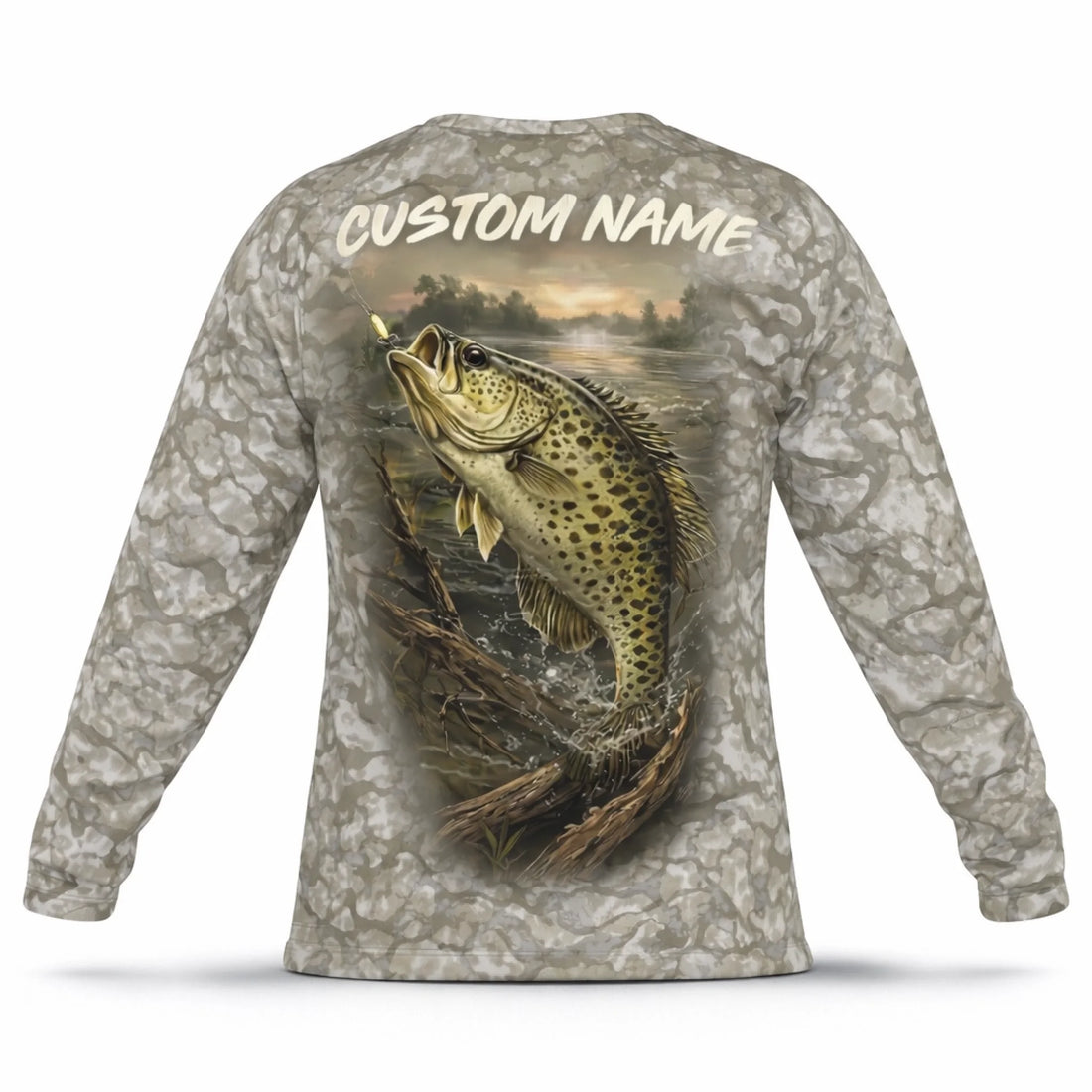 Custom Name Rainbow Trout Fishing Shirt – Men’s UPF 50+ Long Sleeve Sun Protection HL43