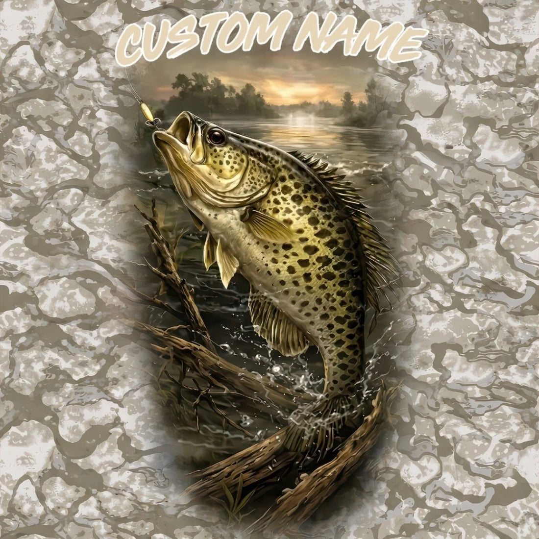 Custom Name Rainbow Trout Fishing Shirt – Men’s UPF 50+ Long Sleeve Sun Protection HL43