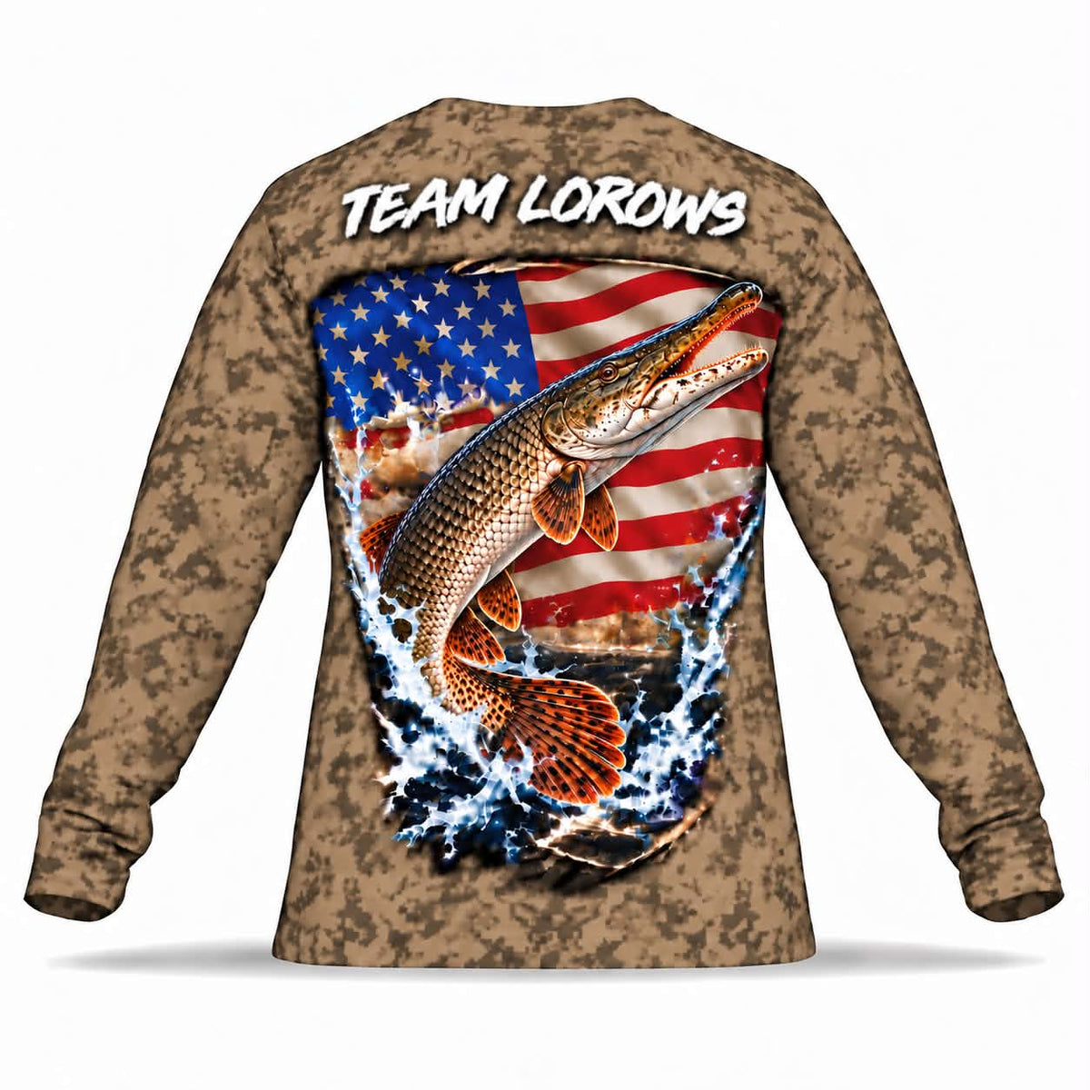 Team Lorows Custom Alligator Gar Shirt HLFB1828