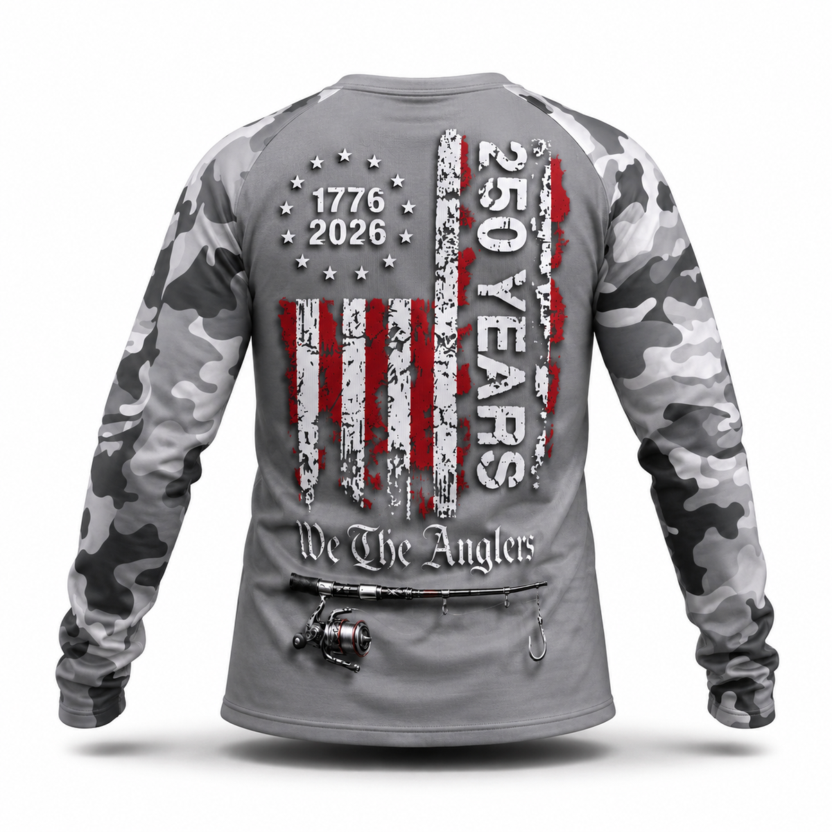 We The Anglers — America 250 Performance Shirt