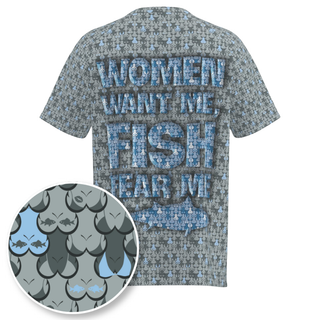 Women Want Me Fish Fear Me T-Shirt